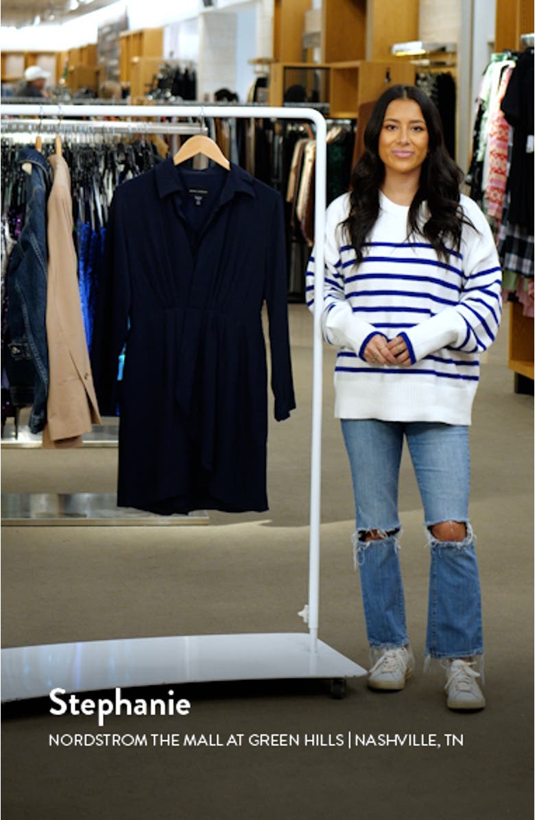 Ruffle Detail Long Sleeve Minidress, sales video thumbnail