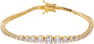 BY ADINA EDEN Center Graduated CZ Tennis Bracelet