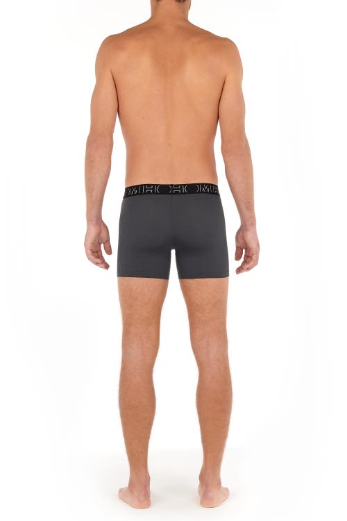 Hom Usa Patrick #2 Long Boxer Briefs 3-pack In Gray