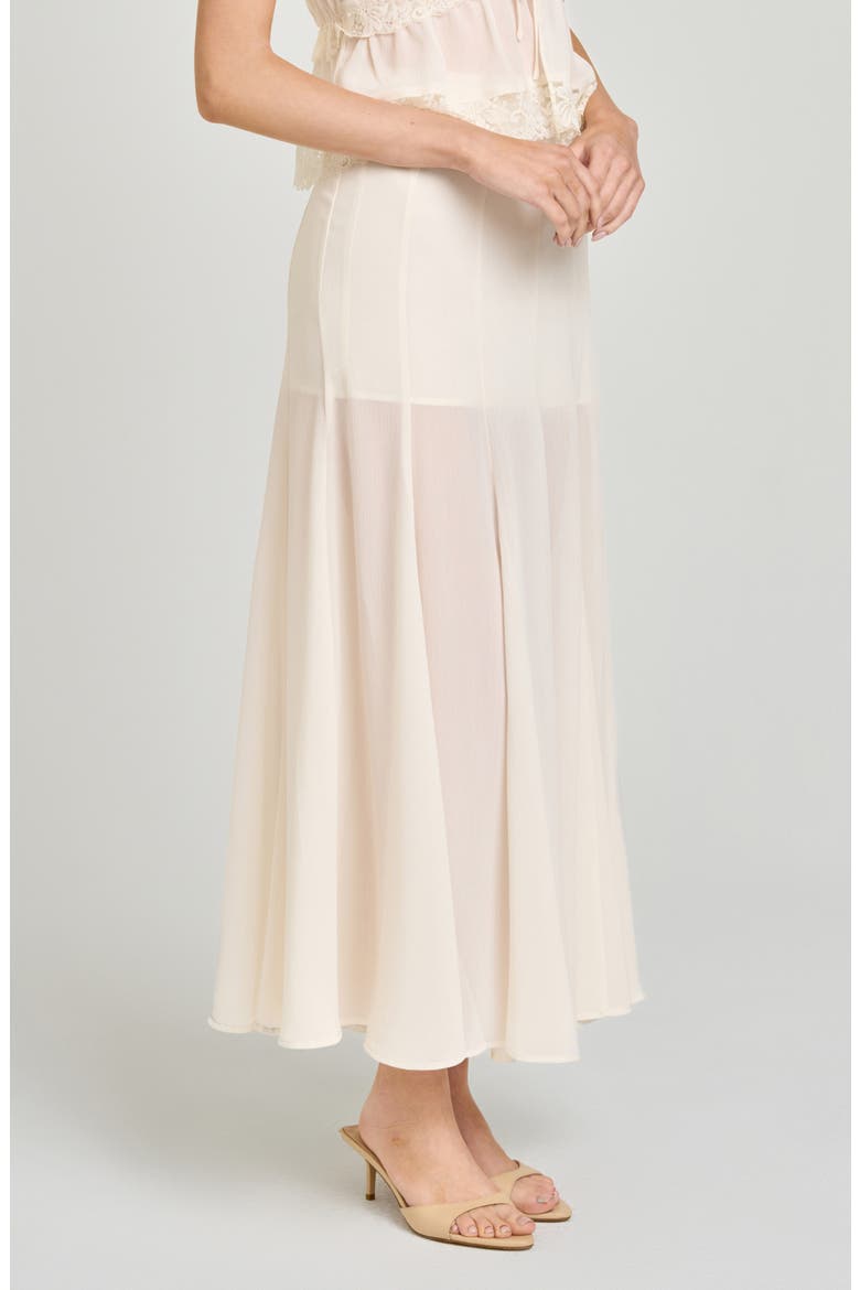 Norah Semisheer Skirt, Alternate, color, IVORY