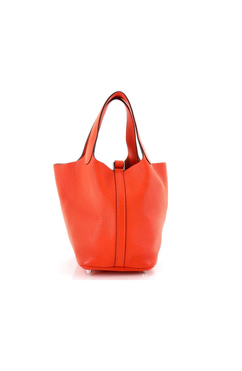 Pre-Owned Hermes Picotin Lock Bag Clemence PM, Alternate, color, Feu