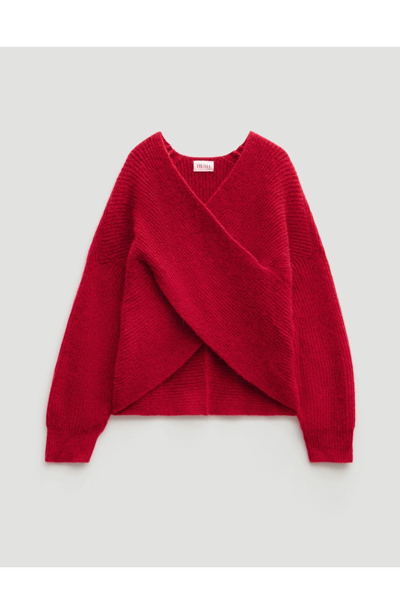 Hush Betty Wool Blend Sweater, Alternate, color, Fiery Red