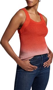 NIC+ZOE Luxe Knit Ombré Rib Sweater Tank