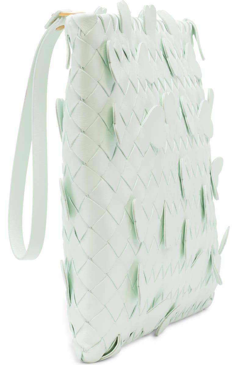 Bottega Veneta Intrecciato Hearts Lambskin Clutch, Alternate, color,