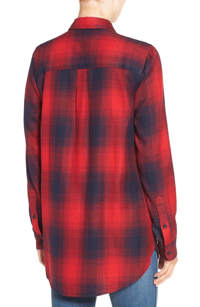 Madewell 'Ex Boyfriend' Plaid Shirt, Alternate, color,