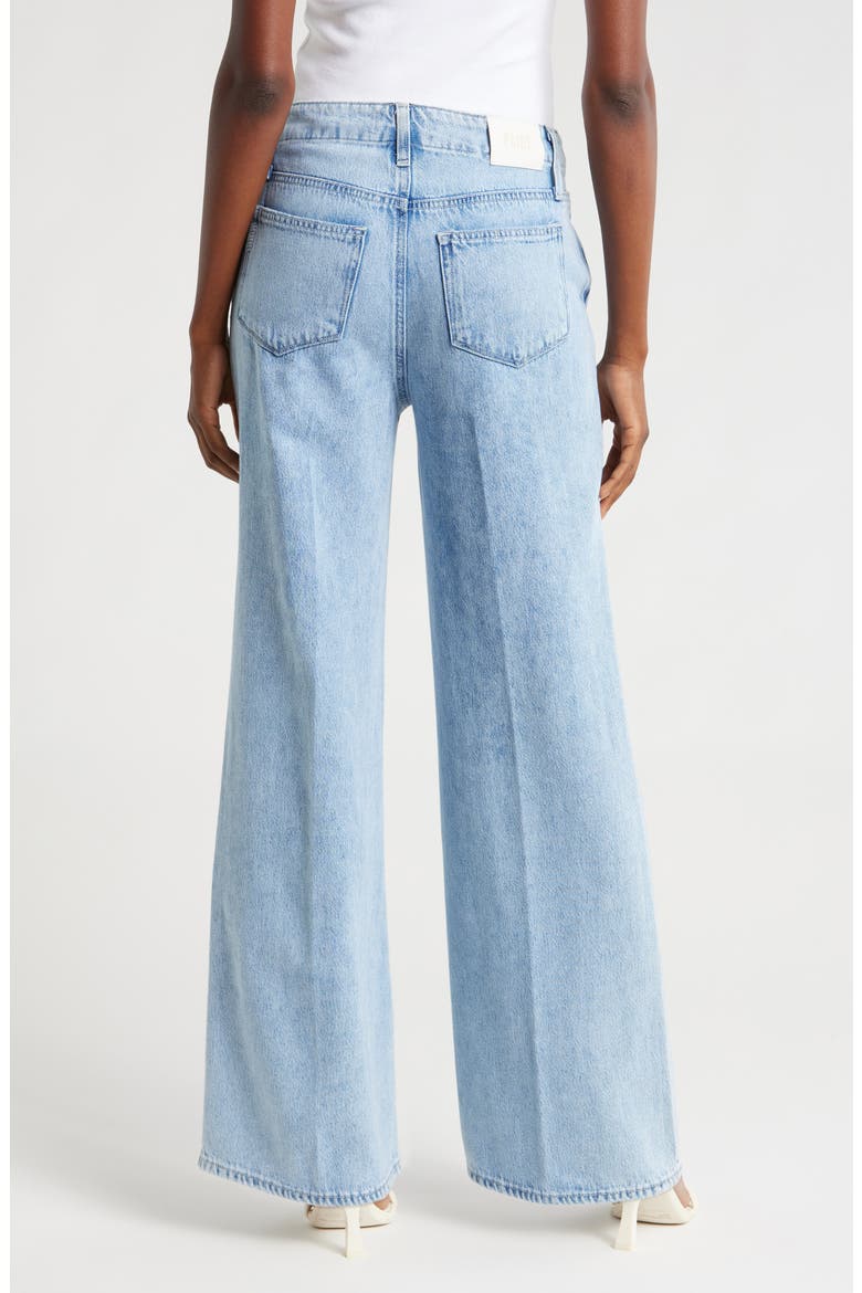 Zoey Tie Waist Wide Leg Jeans, Alternate, color, DORAH