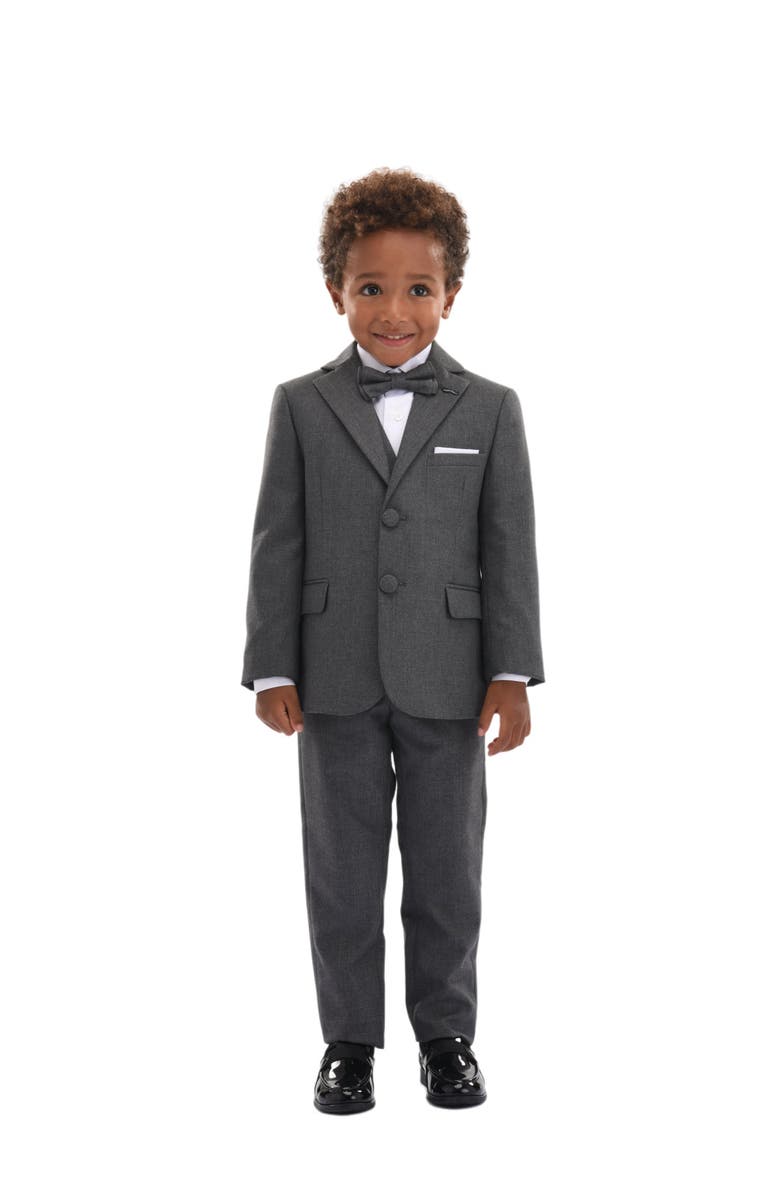 MOUSTACHE Peak Lapel Tuxedo, Main, color, Gray