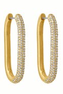 Dean Davidson Medium Juliette Pavé Hinged Hoop Earrings
