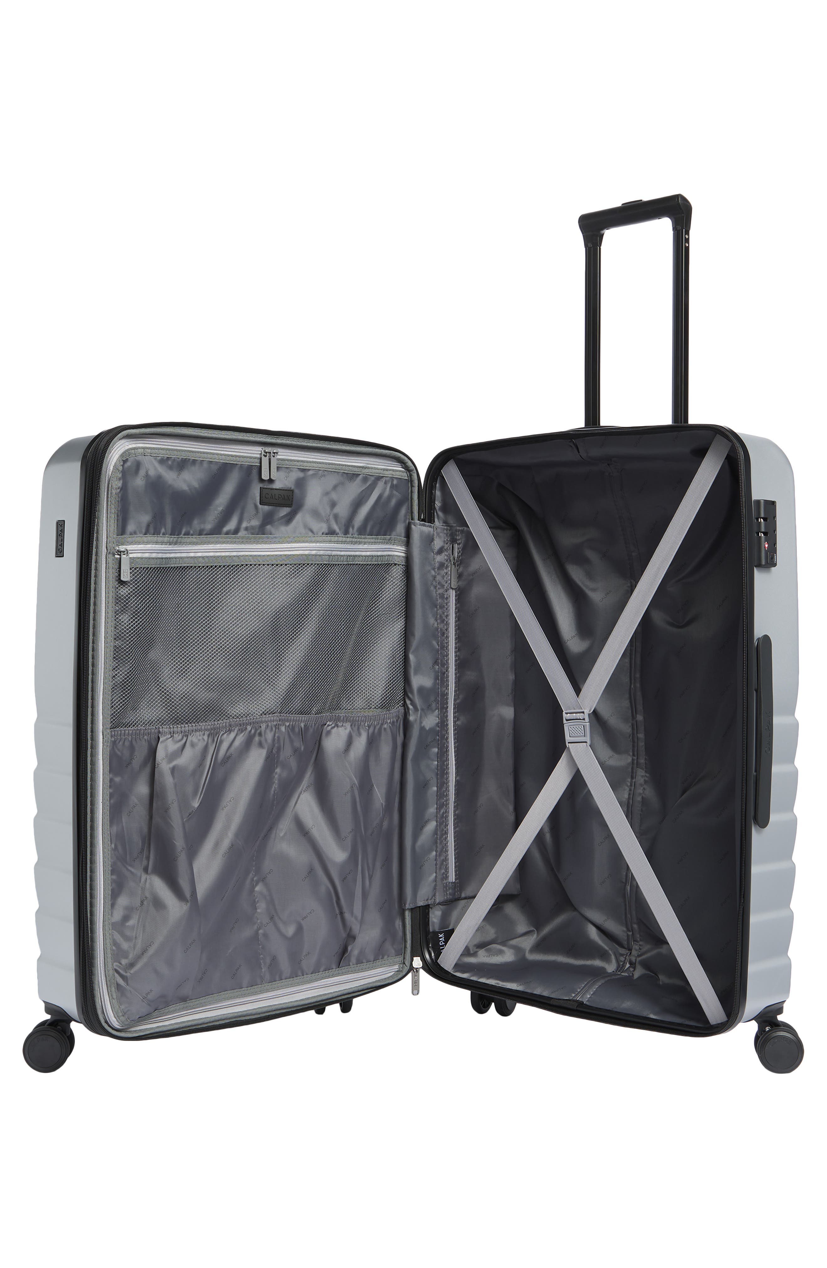 CALPAK Harper 28-Inch Expandable Luggage, Alternate, color, Silver