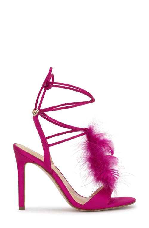 Jessica Simpson Jenzin Ankle Wrap Sandal In Animal Print