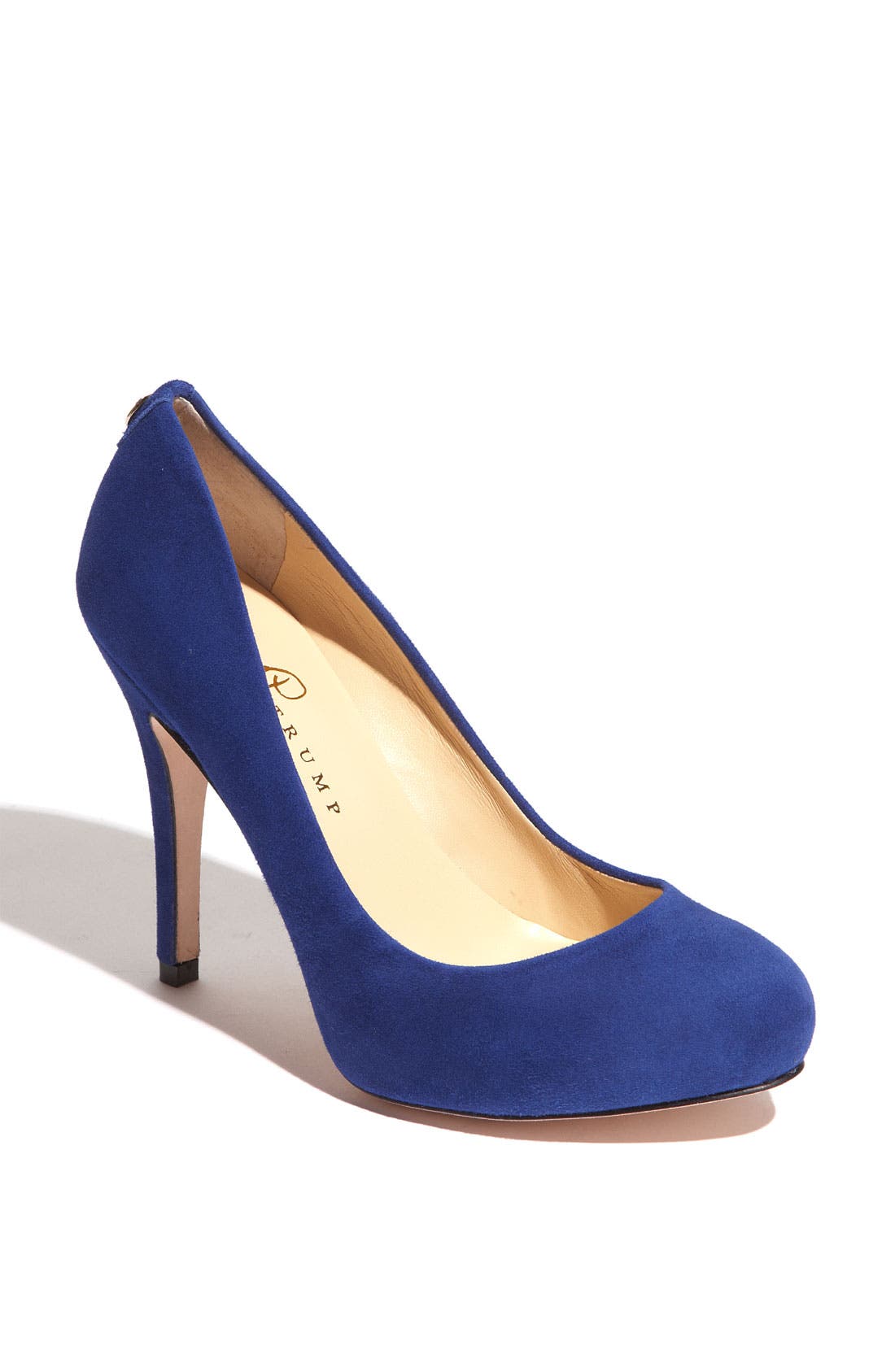 'Pinkish' Platform Pump, Main, color, BLUE SUEDE
