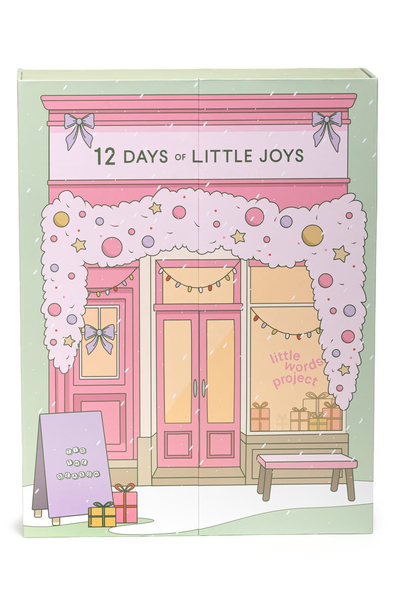 Little Words Project Little Joys Advent Calendar, Main, color, White