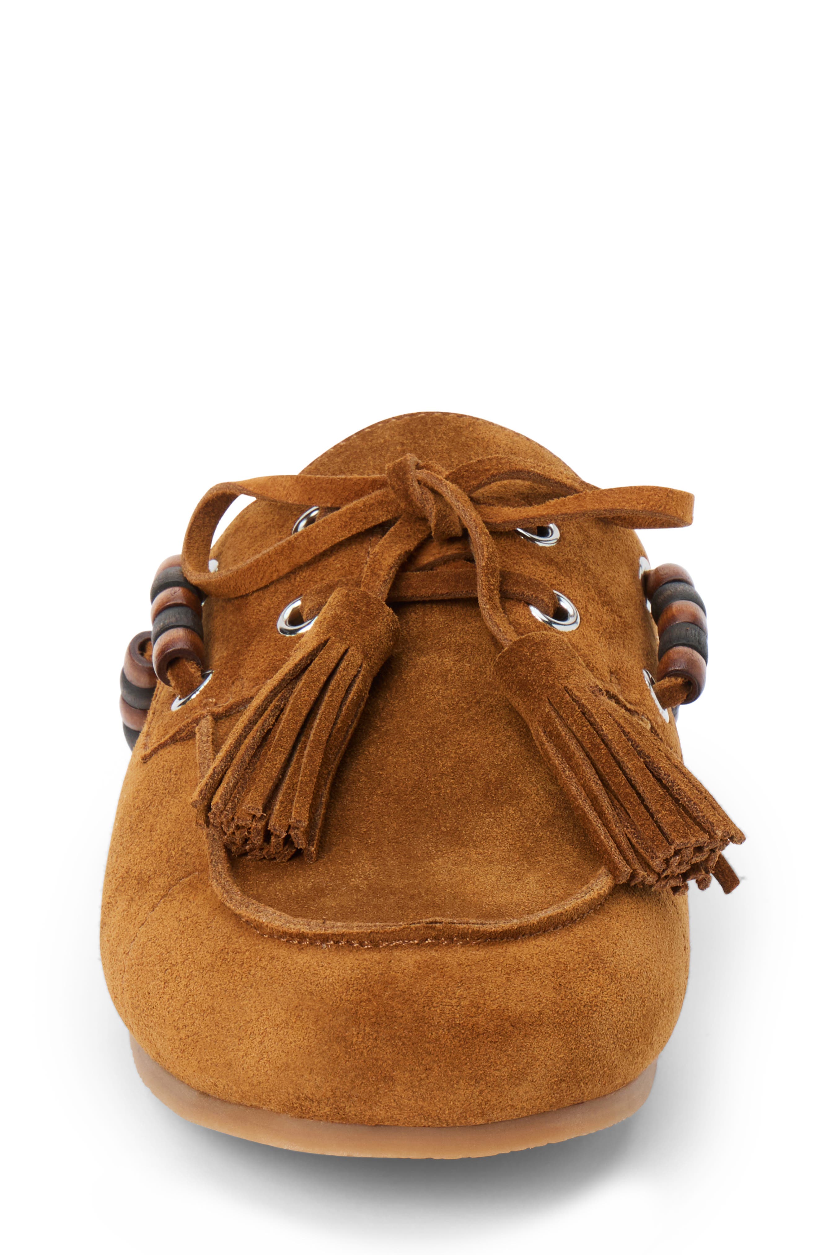 River Leather Mule, Alternate, color, TOBACCO