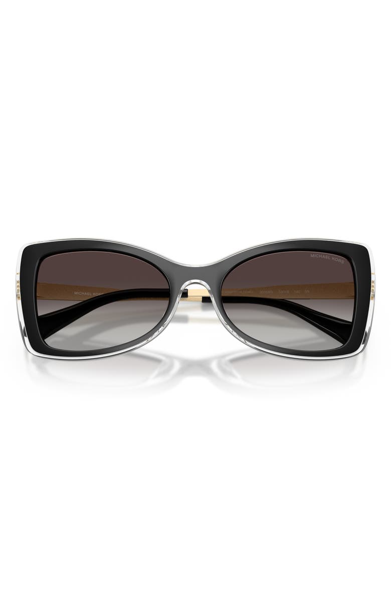 Michael Kors Malaga 53mm Gradient Butterfly Sunglasses, Alternate, color,