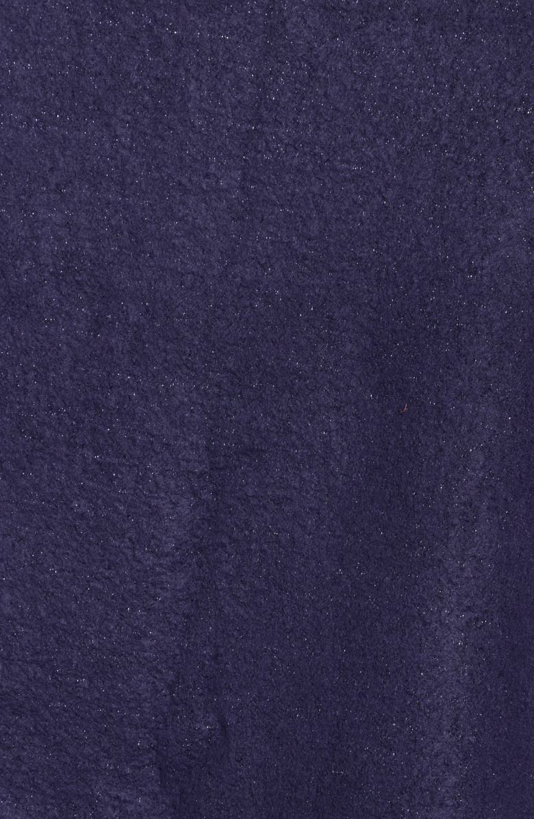 Vince Camuto Solid Shine Knit Scarf, Alternate, color, Navy