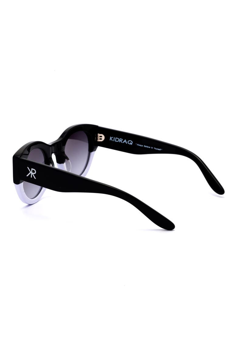 Kids' Rising Star 43mm Sunglasses, Alternate, color, OREO