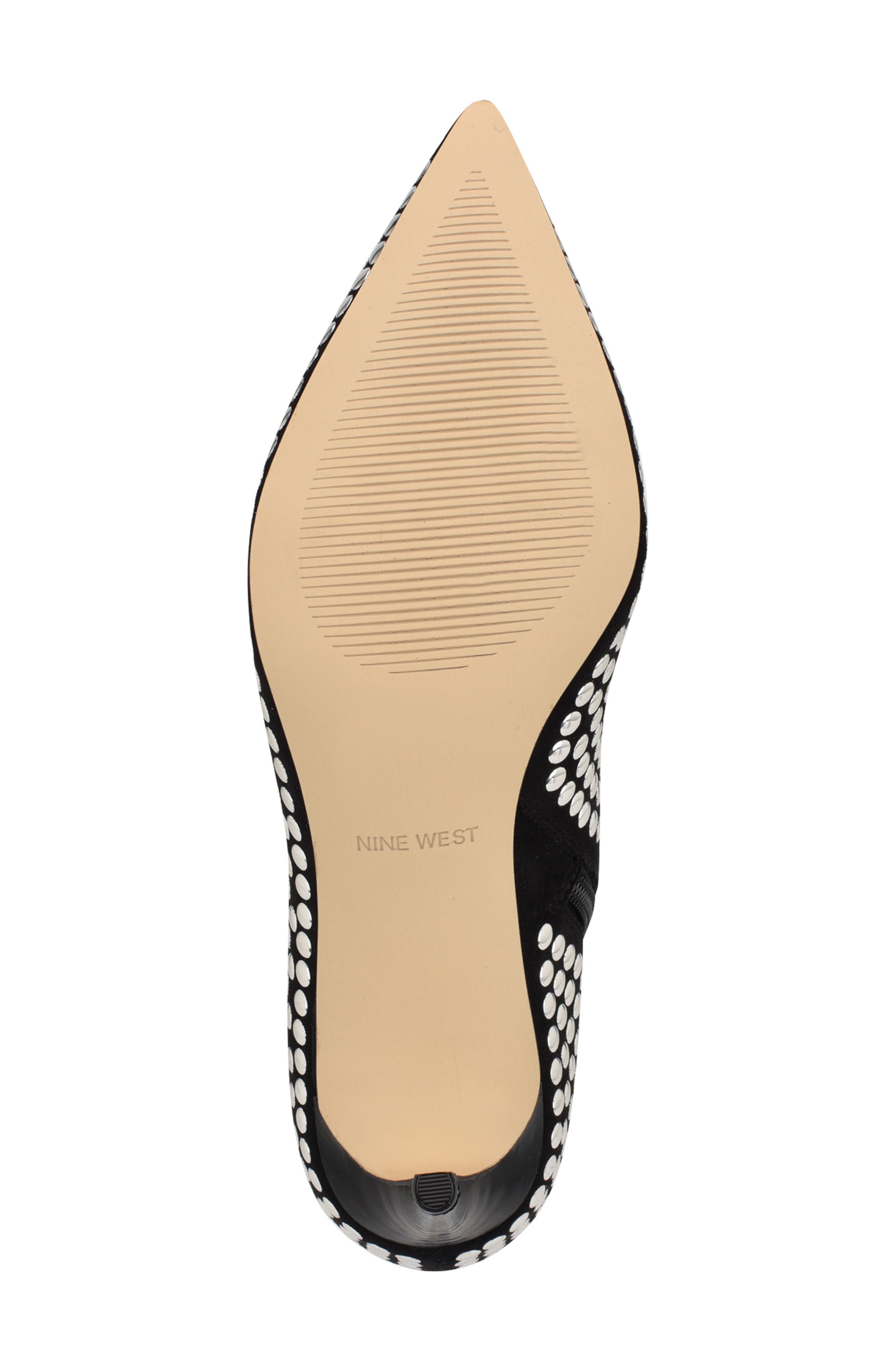 Nine West Kepord Pointed Toe Bootie, Alternate, color, Blk01