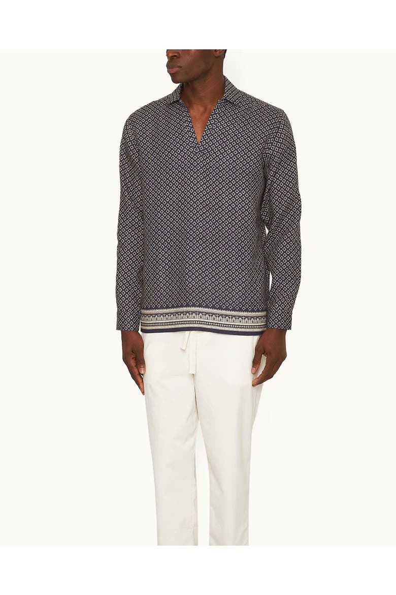 Ridley Relaxed-Fit Shirt, Main, color, NIGHT IRIS