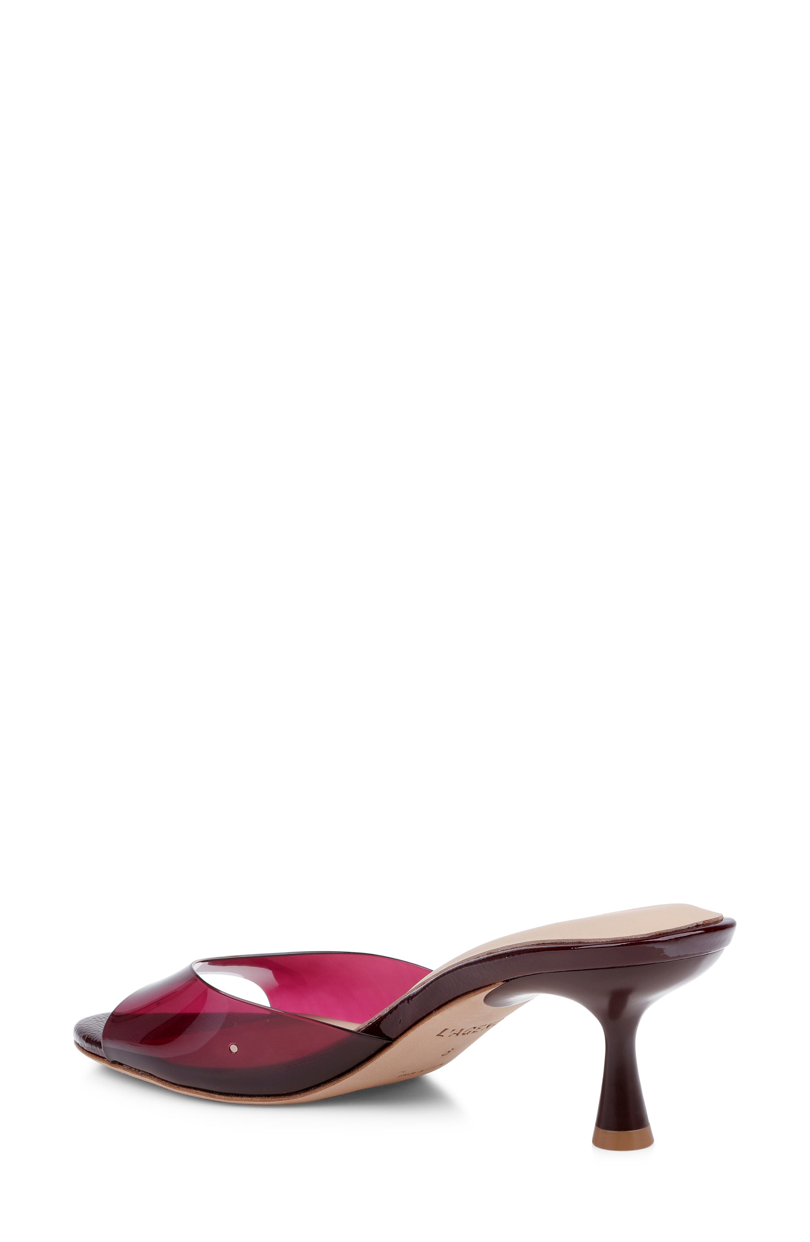 Esther Slide Sandal, Alternate, color, WINE