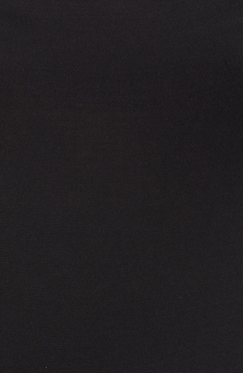 Open Edit Cutout Turtleneck Bodysuit, Alternate, color, 