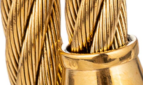 Eye Candy Los Angeles Henry Wire Cuff Bracelet In Gold