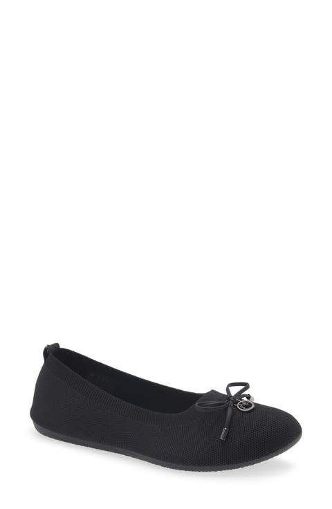 Ellery Bow Charm Knit Flat (Women)