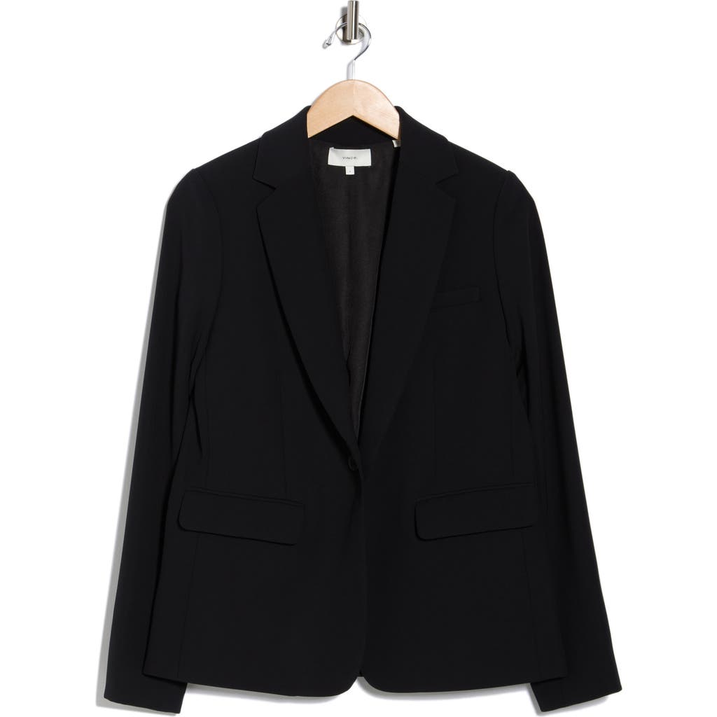 Vince Soft Suiting Blazer In Black