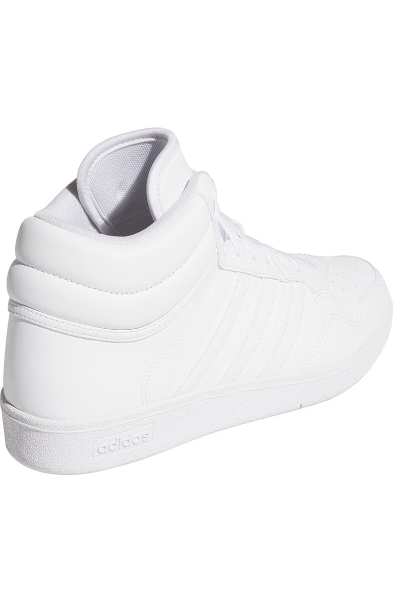 adidas Hoops 4.0 Mid Sportswear Basketball Sneaker, Alternate, color, White/ White/ Black