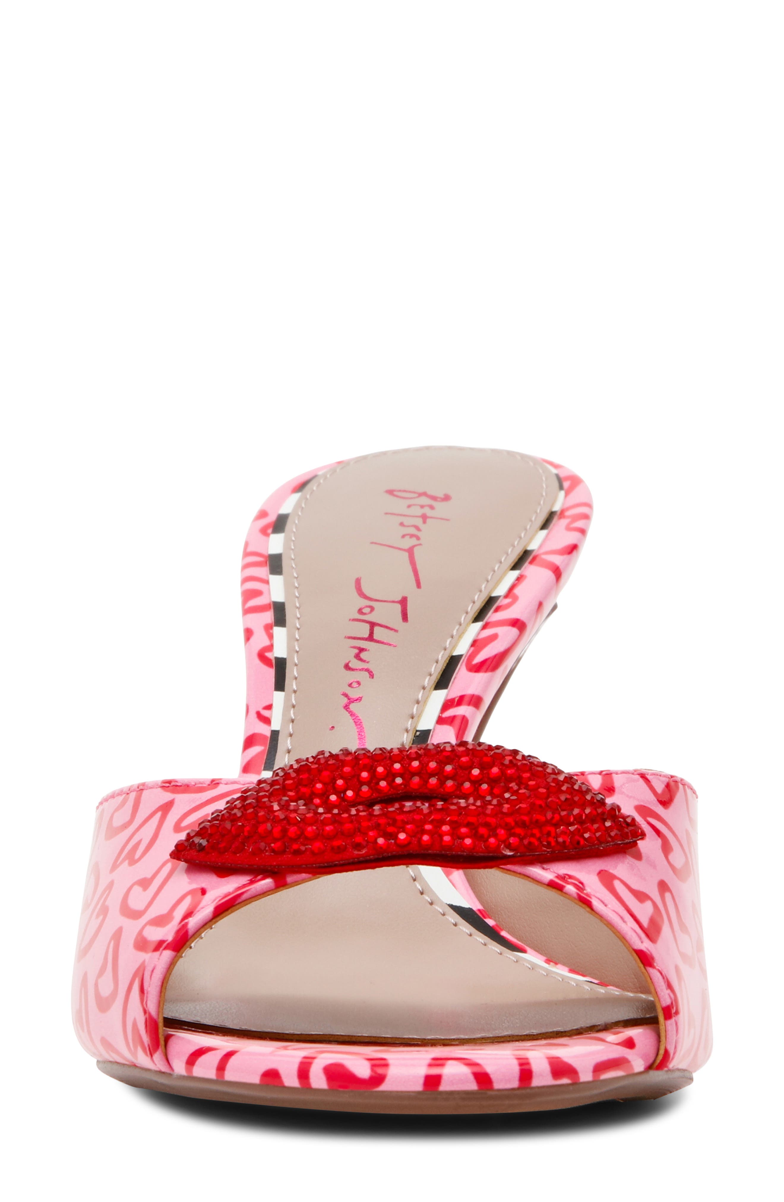 Betsey Johnson Casidy Sandal, Alternate, color, Pink Multi