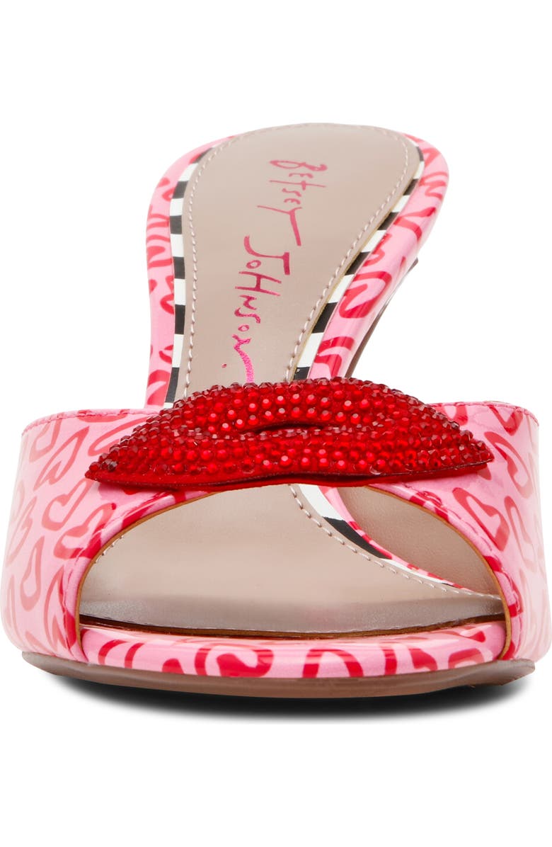 Betsey Johnson Casidy Sandal, Alternate, color, Pink Multi