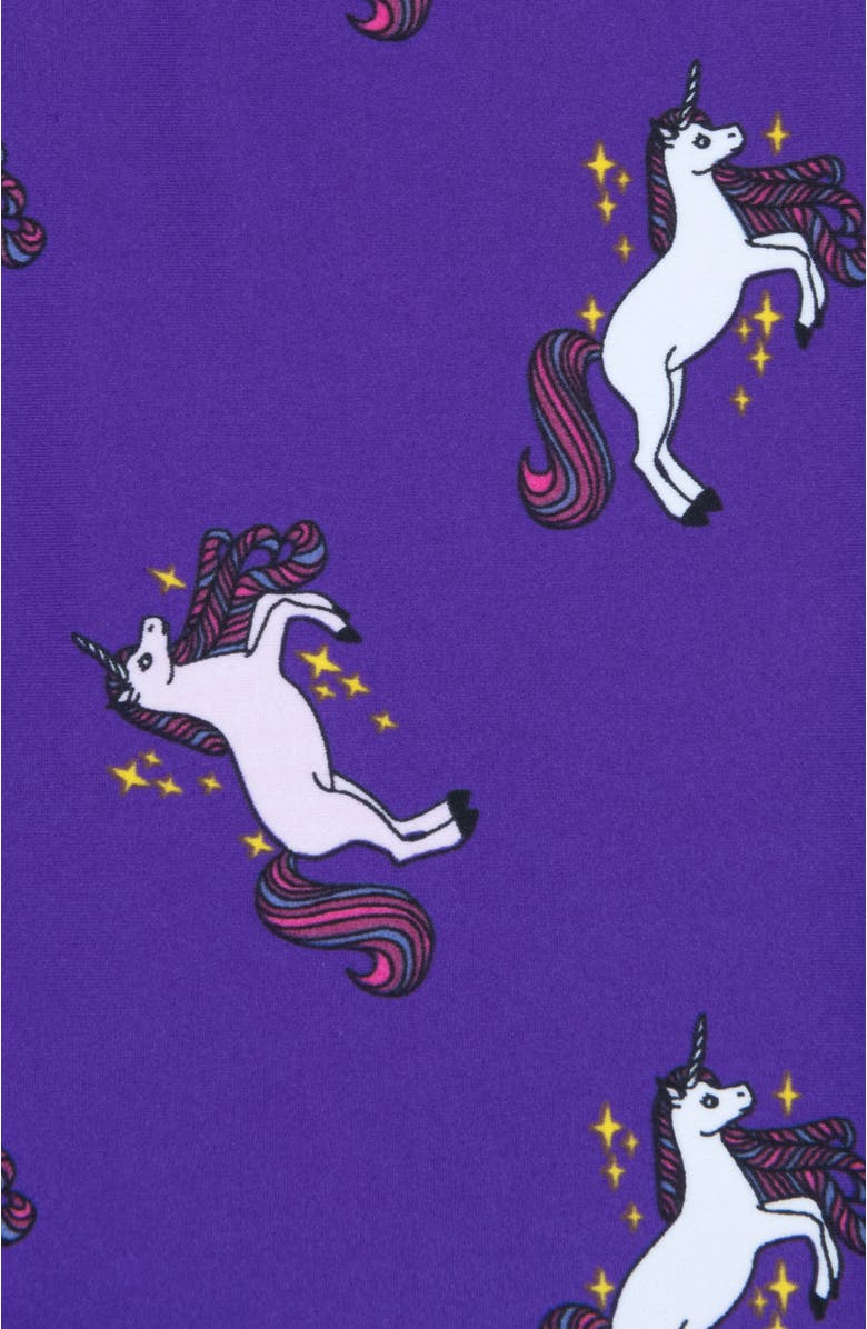 Leveret Baby One-Piece Rashguard, UPF 50+ Sun Protection Swimwear, Alternate, color, Unicorn