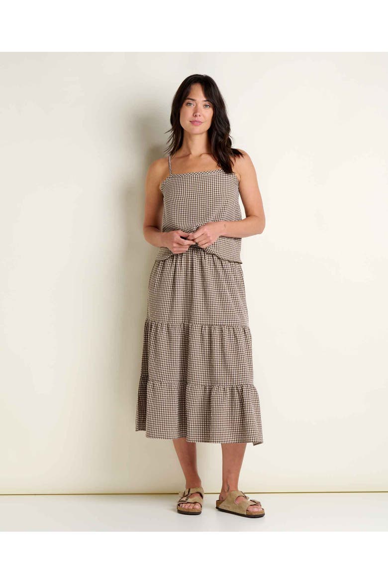 Sunkissed Strappy Tank, Alternate, color, Almond Pattern Texture