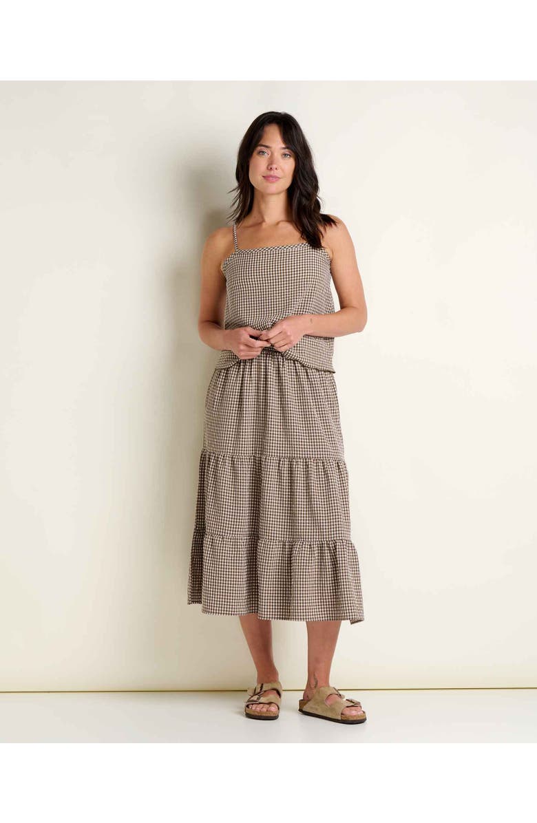 Toad & Co Sunkissed Strappy Tank, Alternate, color, Almond Pattern Texture