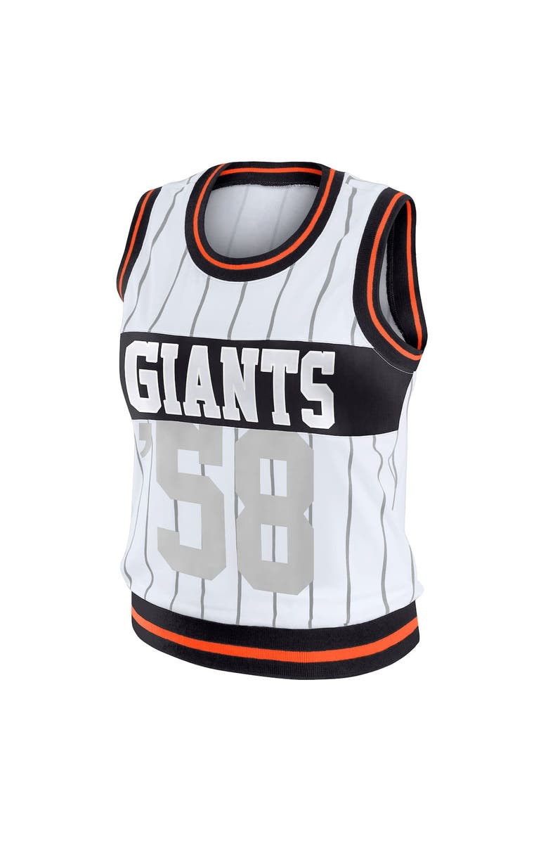 WEAR by Erin Andrews Women's WEAR by Erin Andrews  White San Francisco Giants Sporty Tank Top, Alternate, color, White