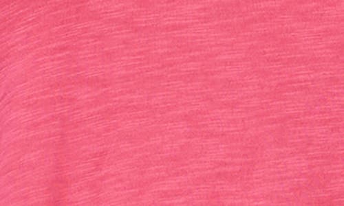 Nzt By Nic+zoe Elbow Sleeve Tiered Dress In Bright Rose