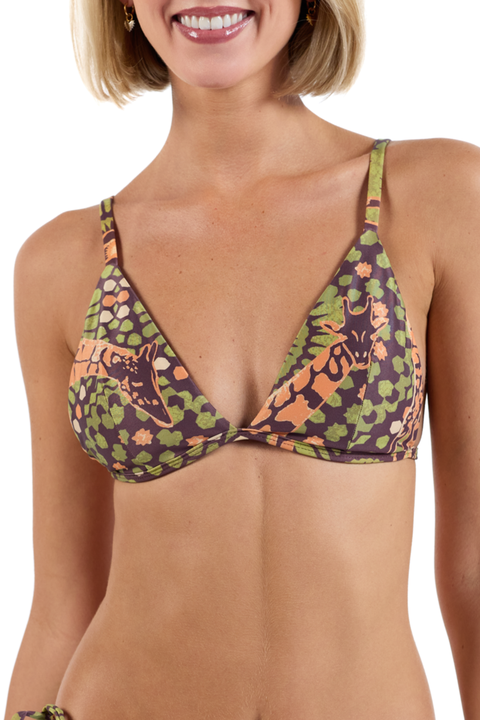 The Africa - New Sporty Triangle Bikini Top