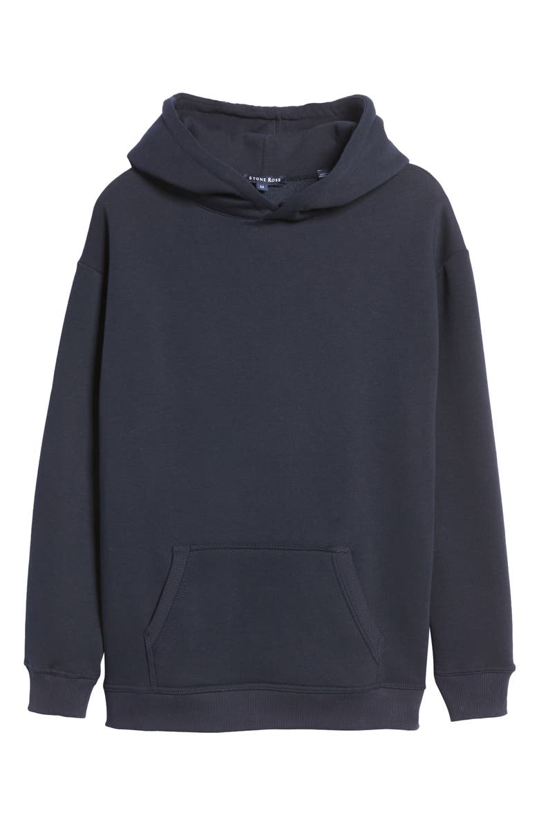 Stone Rose Solid Fleece Hoodie, Alternate, color, 