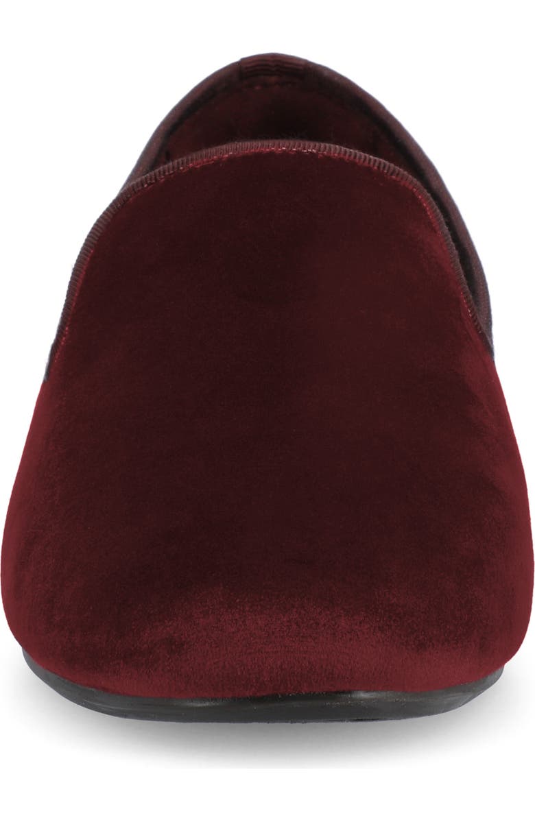 Birdies The Starling Loafer Velvet, Alternate, color, Burgundy