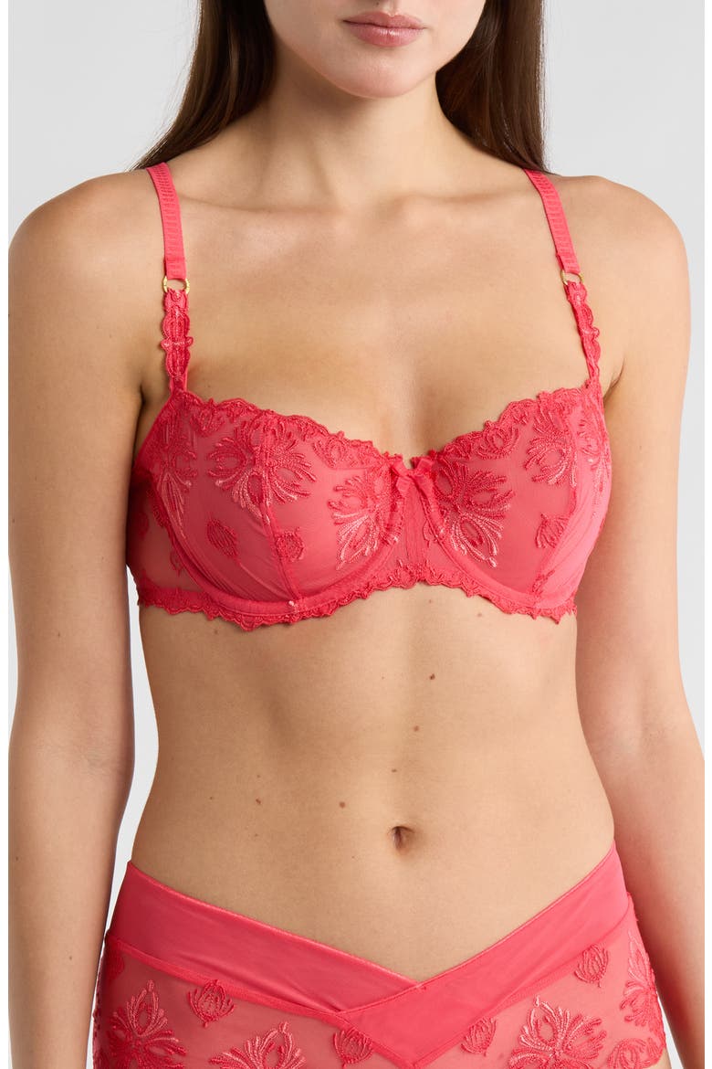 Champs-Élysées Underwire Demi Bra, Main, color, SWEET VELVET