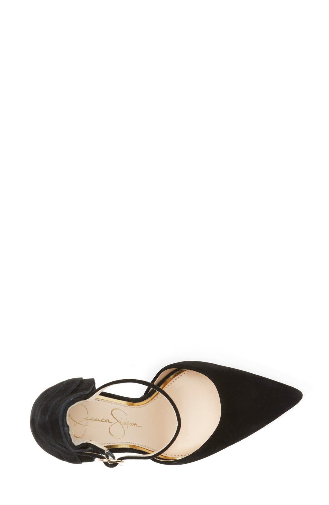 Jessica Simpson 'Carlette' Ankle Strap Pump, Alternate, color, 