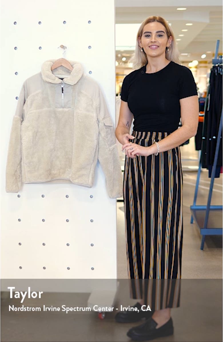 Logan Recycled Polyester Fleece Pullover, sales video thumbnail