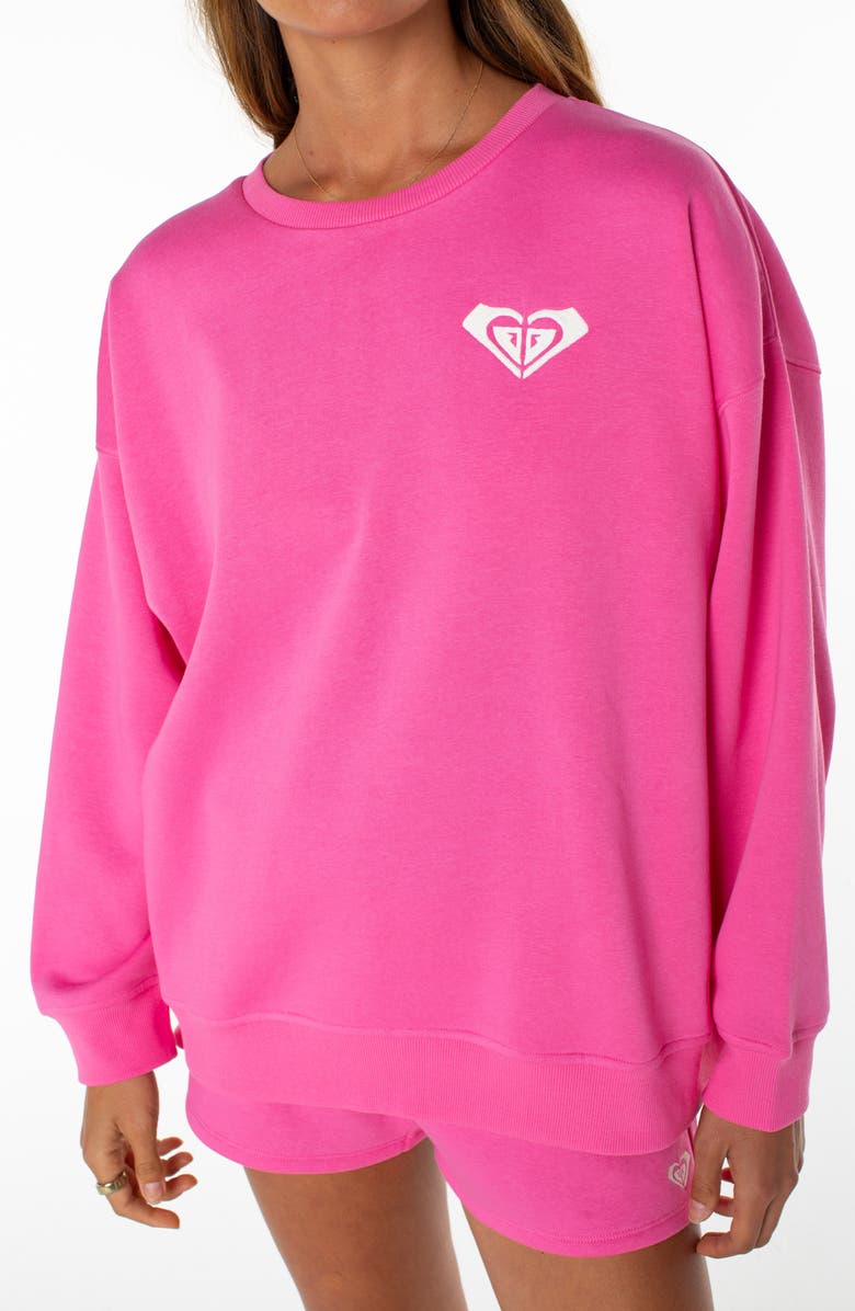 Roxy Morning Stroll Graphic Sweatshirt, Alternate, color, 