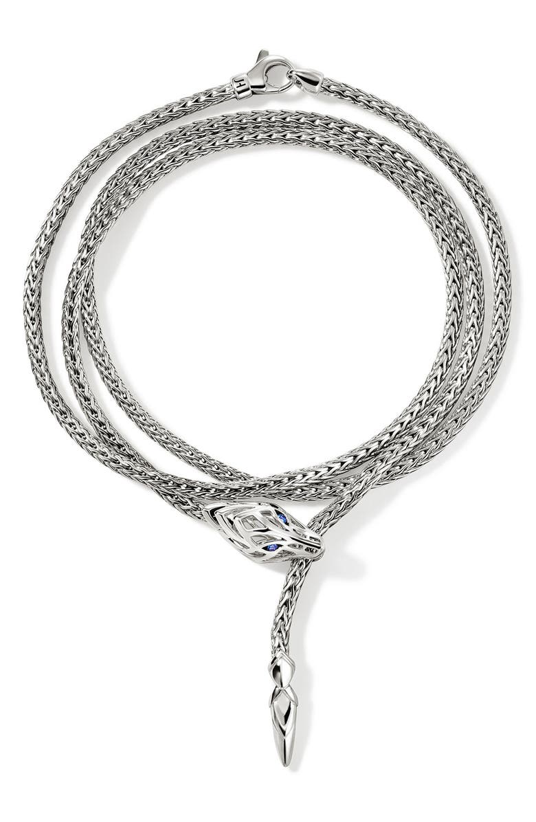 John Hardy Naga Layered Bracelet, Alternate, color, Silver