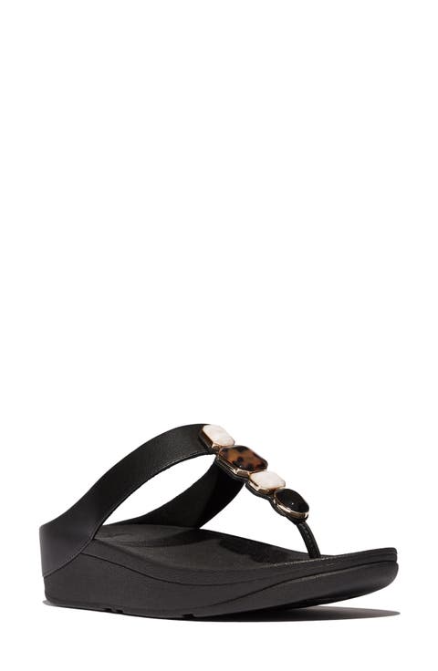 フィットフロップ fitflop LOTTIE GLITZY （Black