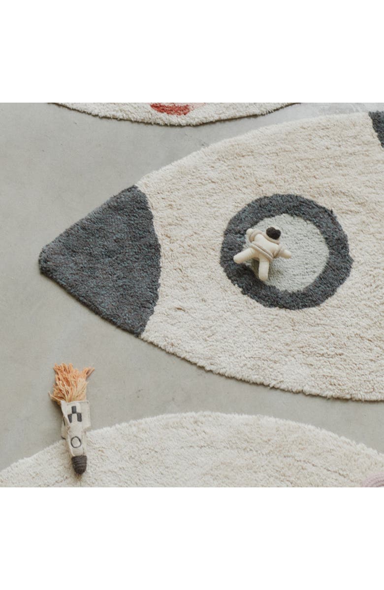 Lorena Canals Washable Rug Rocket, Alternate, color, Grey