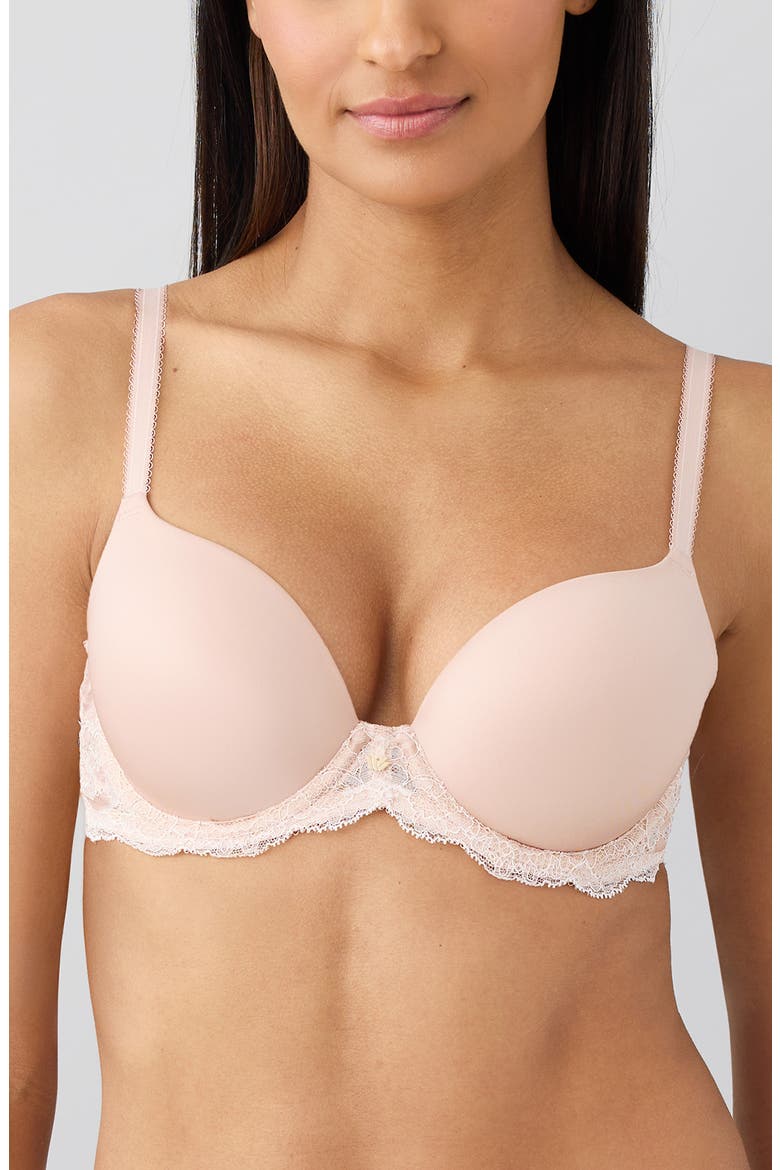 Modern Affair Underwire T-Shirt Bra, Main, color, ROSE DUST/ ANGEL WING