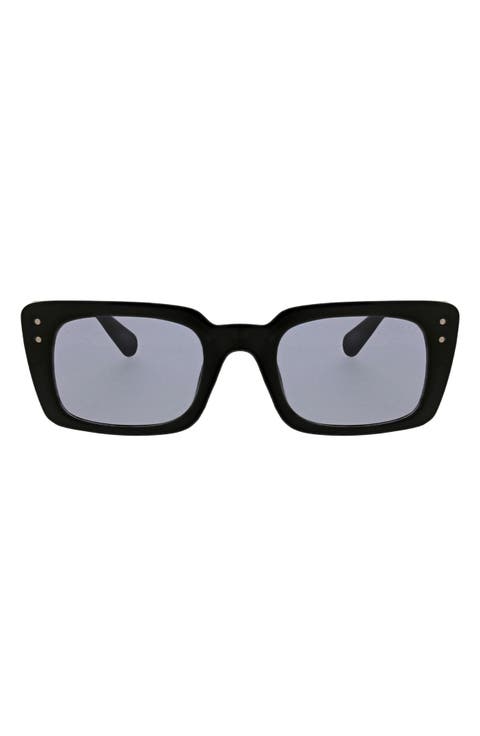 Retro 52mm Rectangle Sunglasses