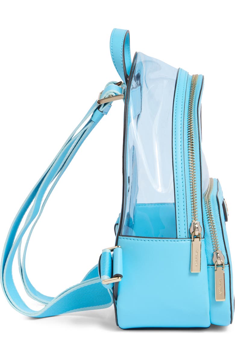 Kate Spade New York clare see through small backpack, Alternate, color, Blue Agate Multi