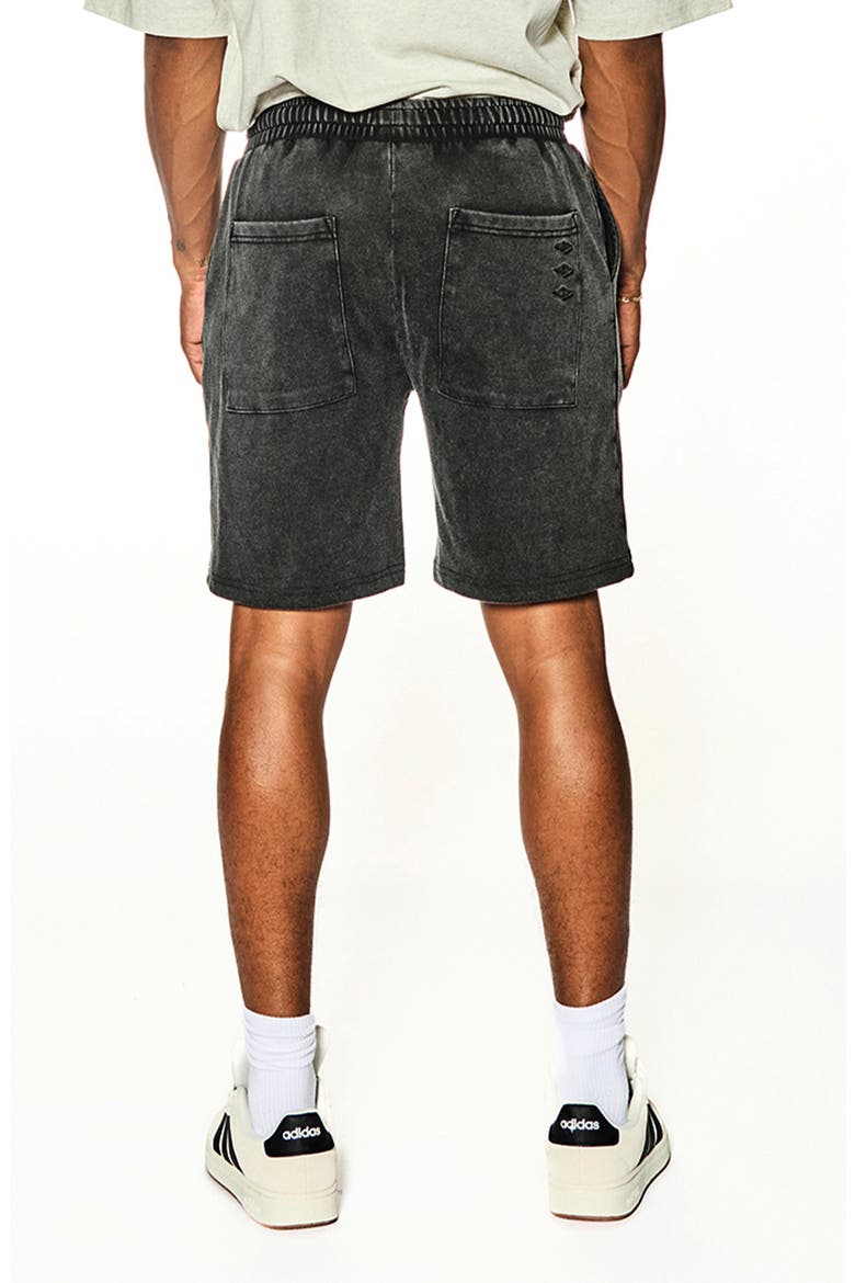 The 00:00 Essentials Fleece Track Shorts, Alternate, color, VINTAGE BLACK