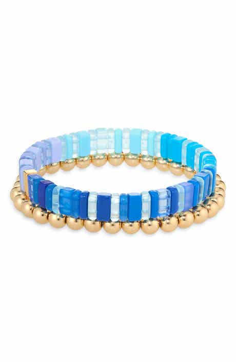 Leith 2-Piece Set Beaded Stretch Bracelets